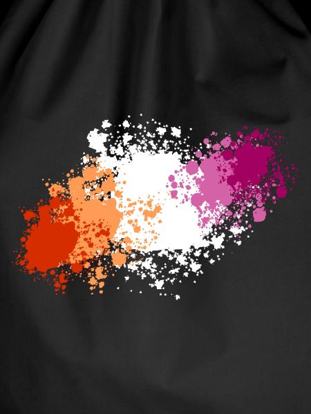 Lesbian pride blobs