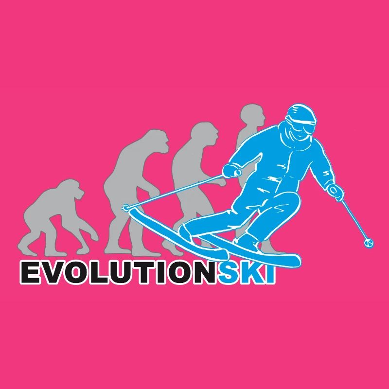 evolution ski, skiing, skiing, ski slope