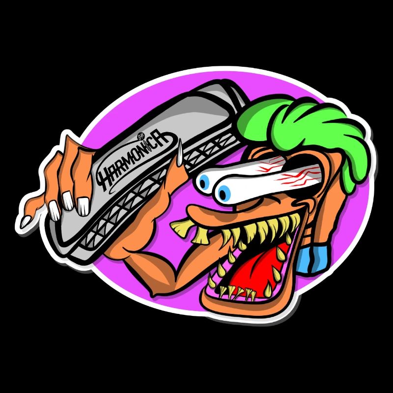 Rat fink Harmonica Style