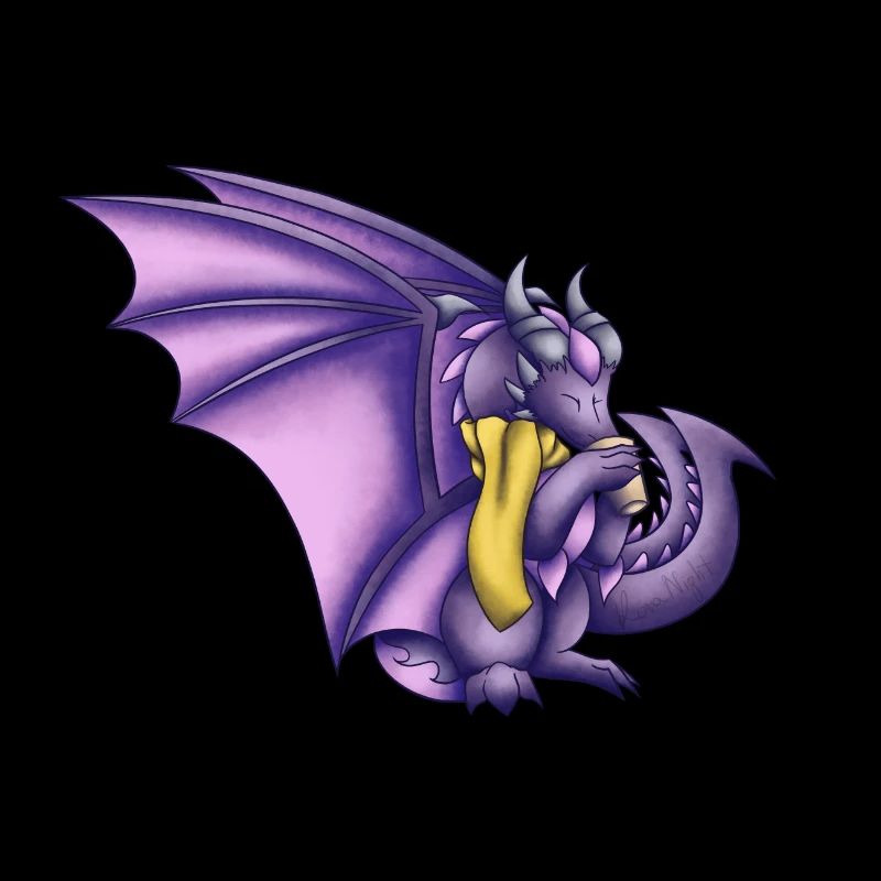 Herbst Lila Drache