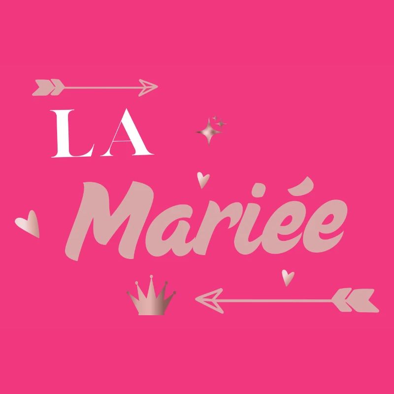 la mariée rose flèche