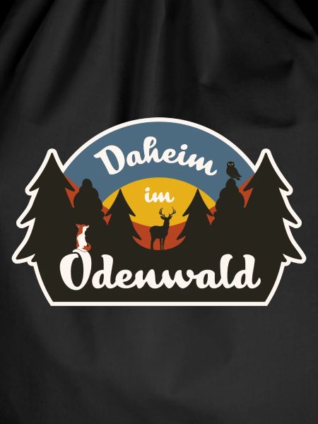 Daheim im Odenwald - Retro Black
