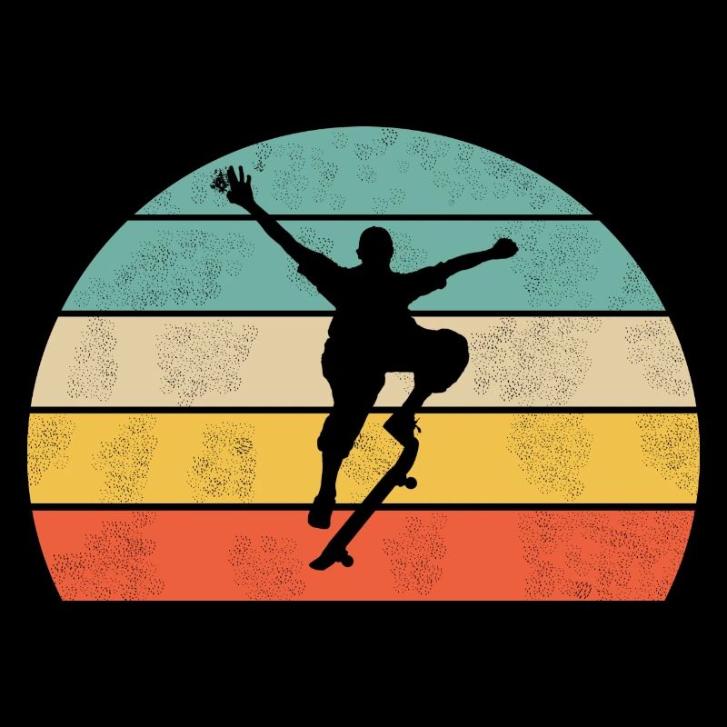 skateboard trick shirt