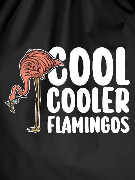Cool Cooler Flamingos