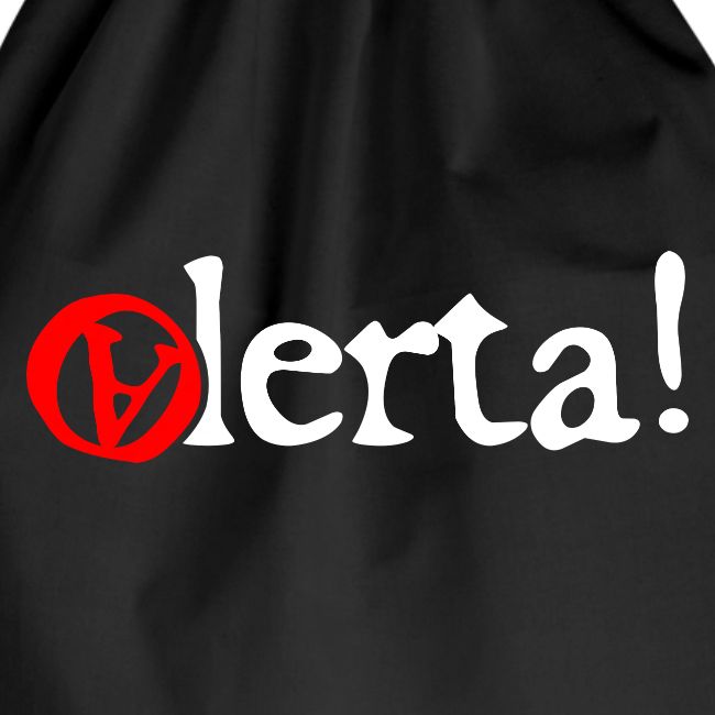 print alerta a versal white