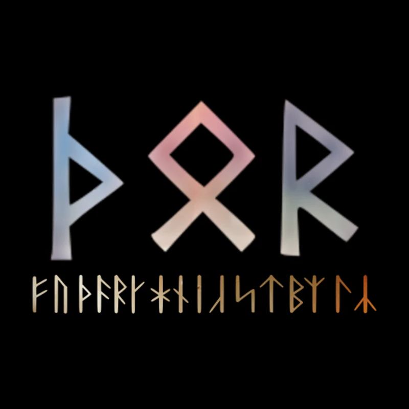Thor Runen Futhark Design