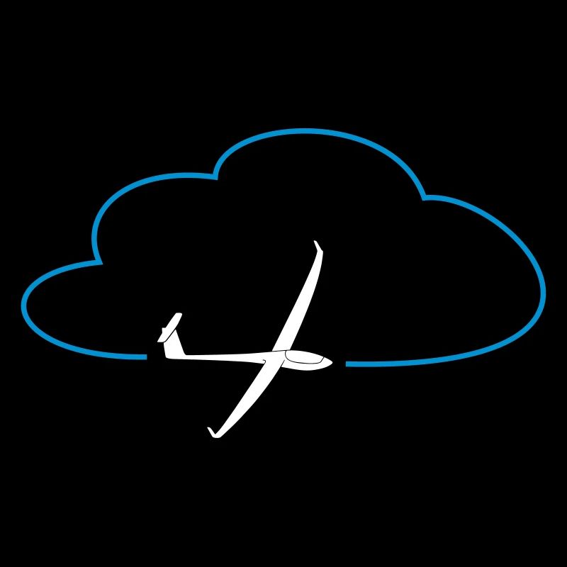 Cloud glider pilot glide glider pilot
