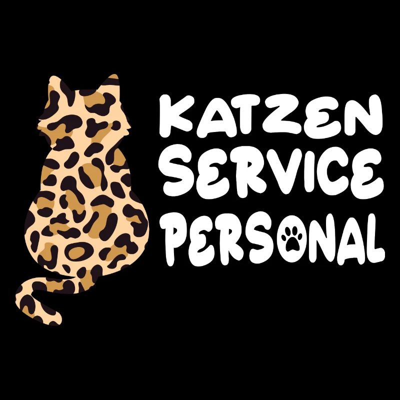 Katzen Servicepersonal Leoprint