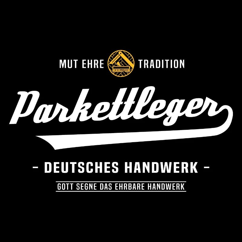 Parkettleger Bodenleger Zunftzeichen Handwerk