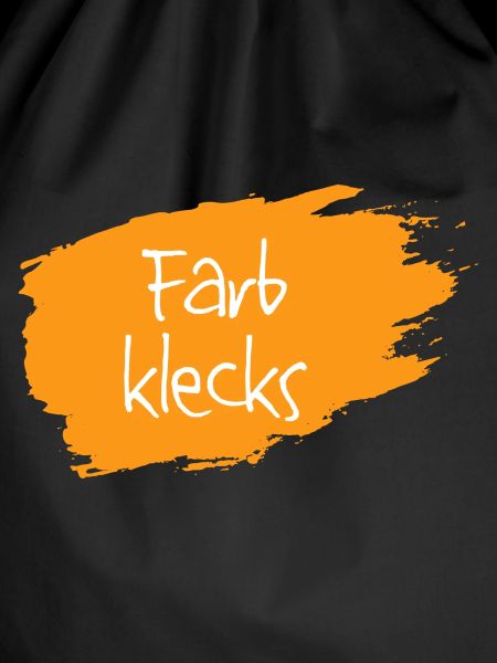 Farbklecks orange