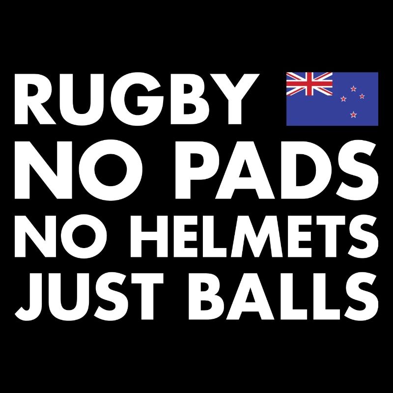 Rugby Pas de coussinets Pas de casques Rugby néo-zélandais