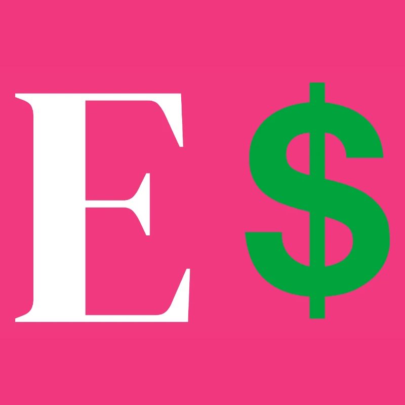 Buchstabe E Dollar