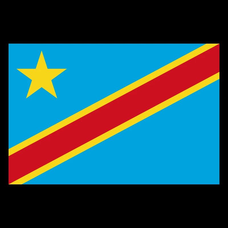 Drapeau de la République démocratique du Congo
