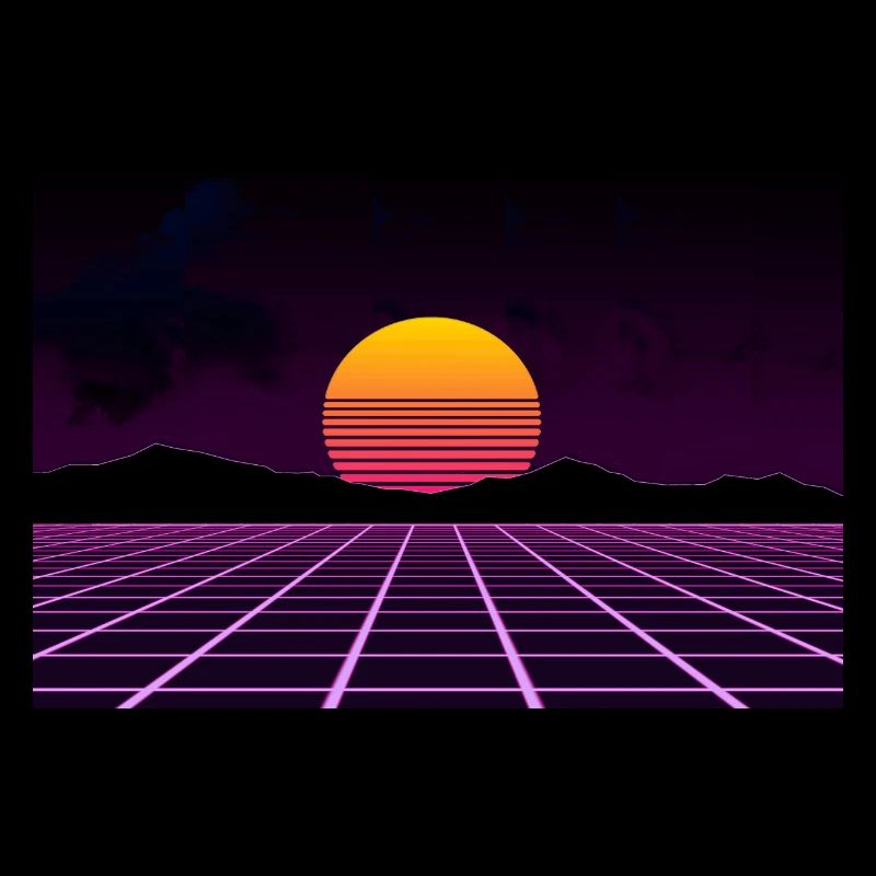 Retrowave Sunset