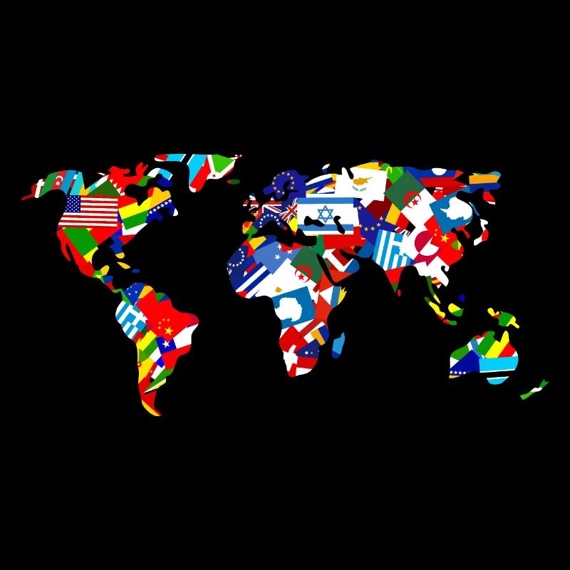 World Flag Map