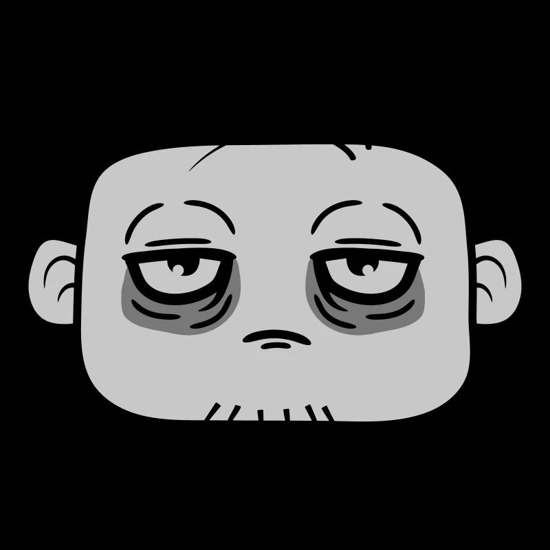 Cernes sous le visage des yeux