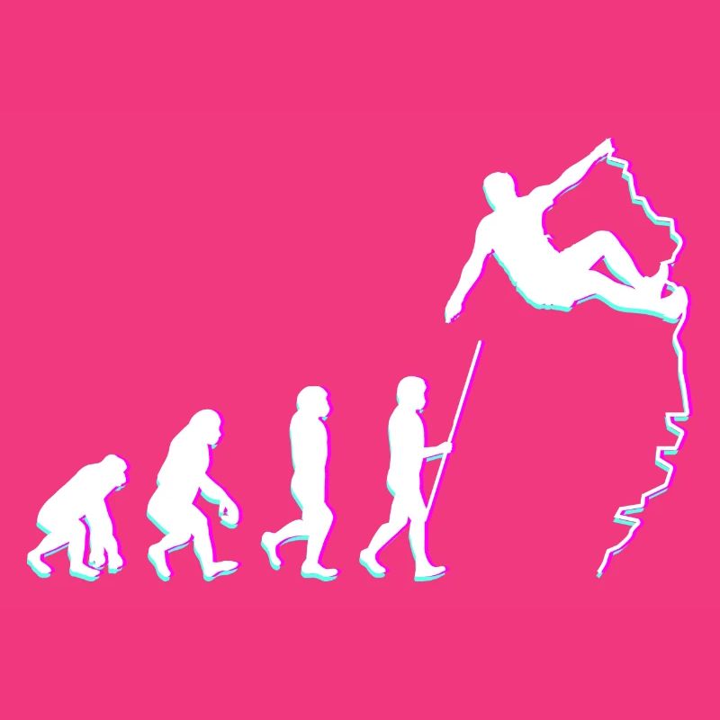 Klettern Bouldern Evolution Bergsteigen Kletterer