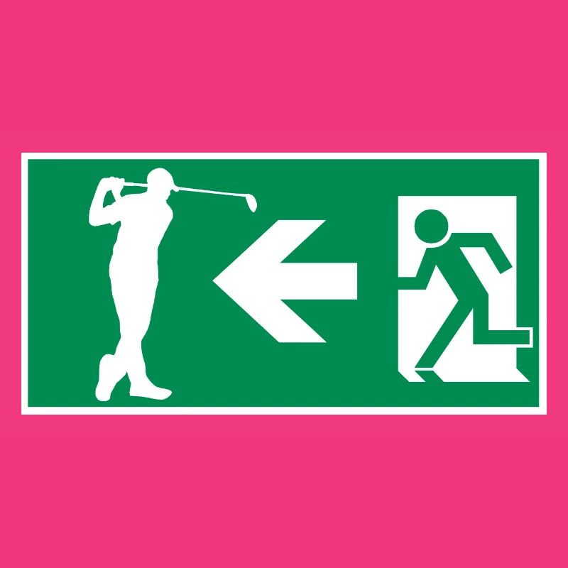 Emergency exit to golf course Golf Hobby Design