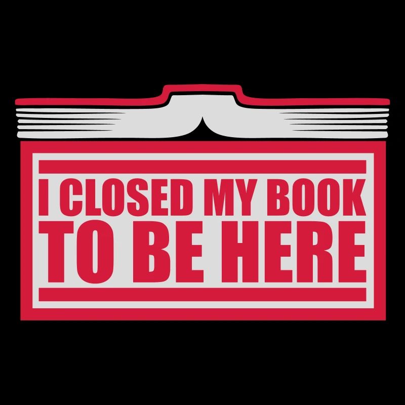 I closed my book