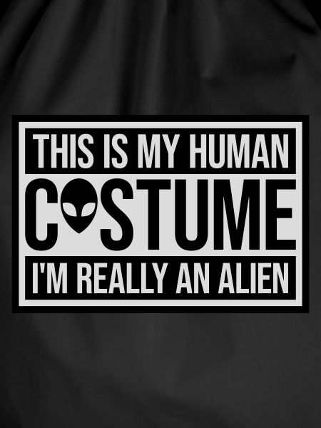 human costume alien quote