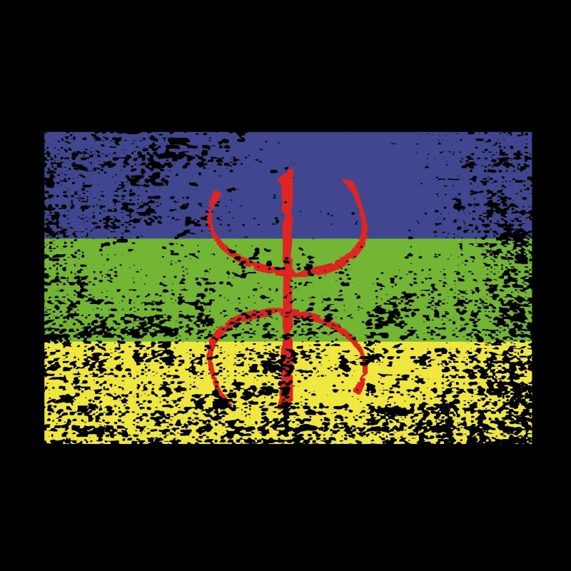 design original drapeau amazigh