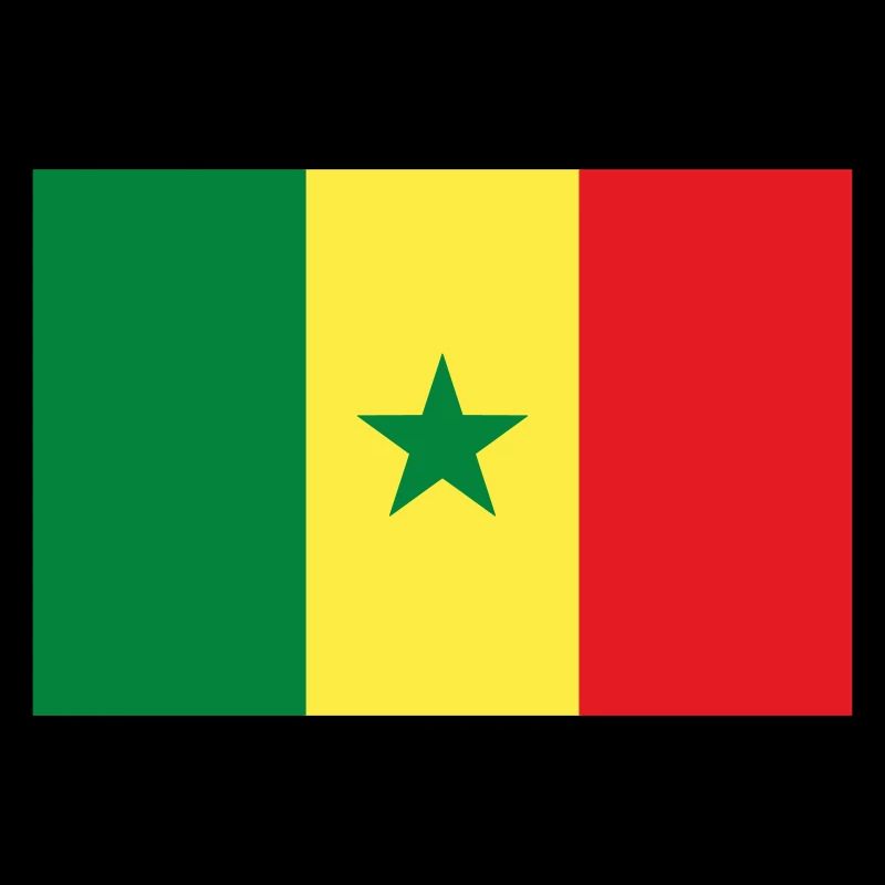Drapeau Sénégal / Flagge von Senegal