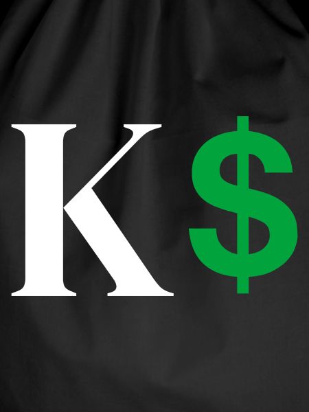Letter k dollar