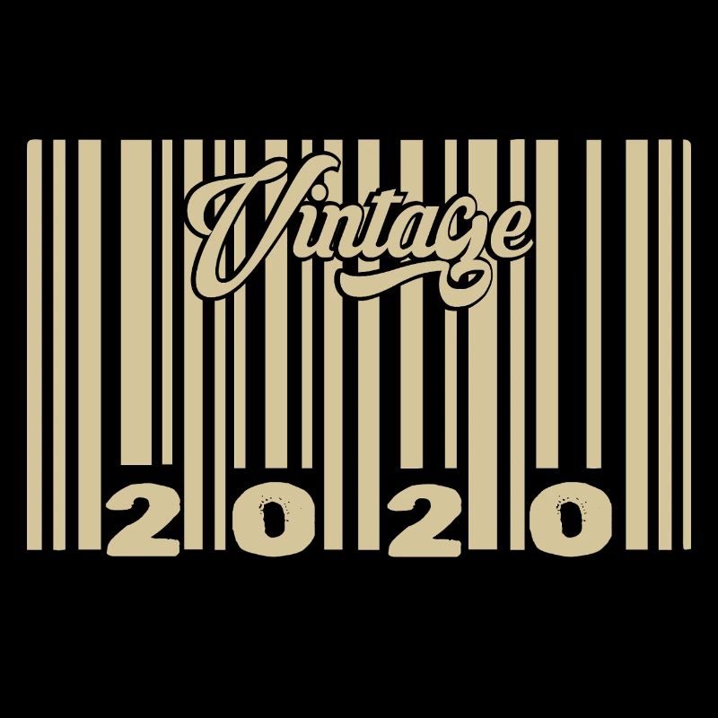 vintage 2020 Code barre 2020: Année 2025.