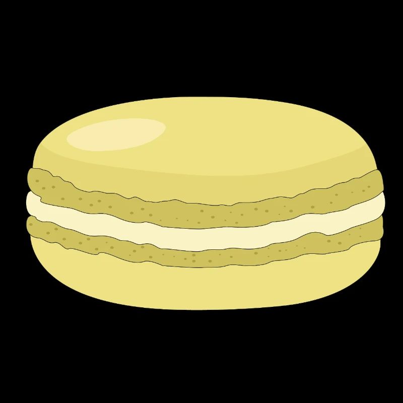 gelber Macaron