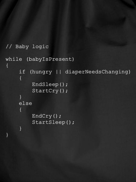 Baby logic Programmierer Geschenkidee