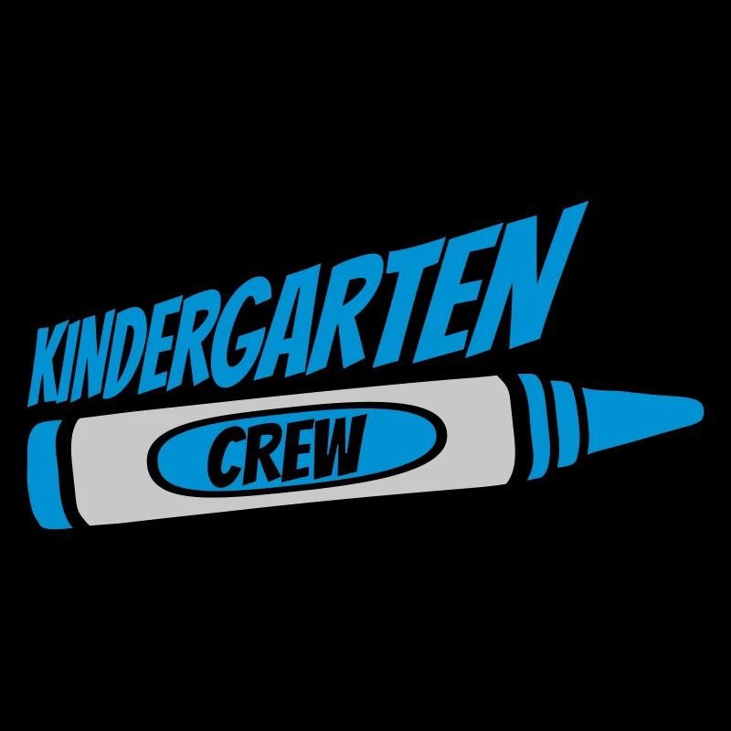 Équipe de l’équipe de maternelle du crayon de cire