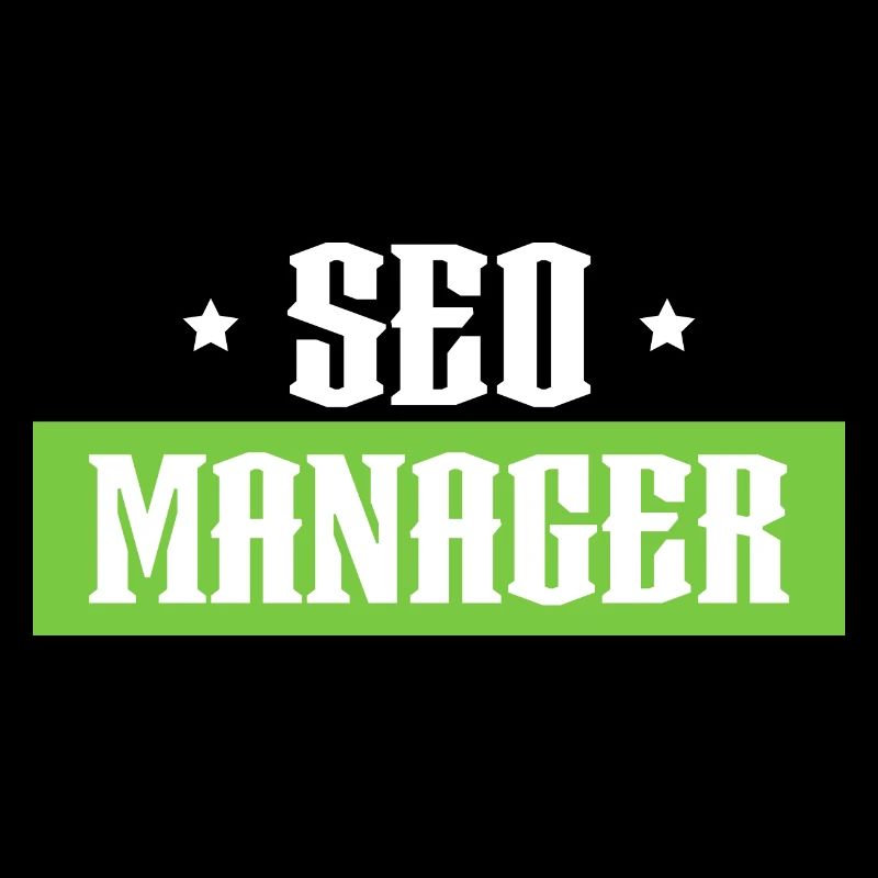 SEO Manager tshirt vert noir