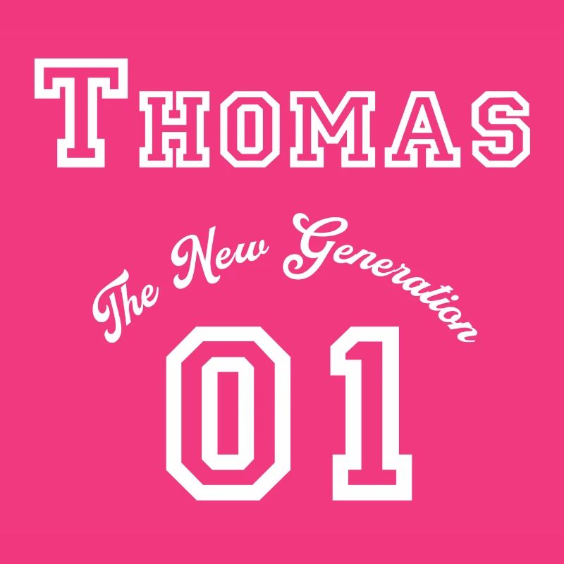 First name Thomas - white