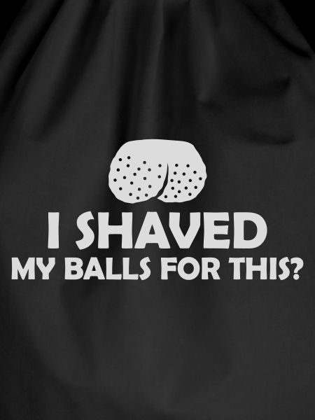 I shaved my balls