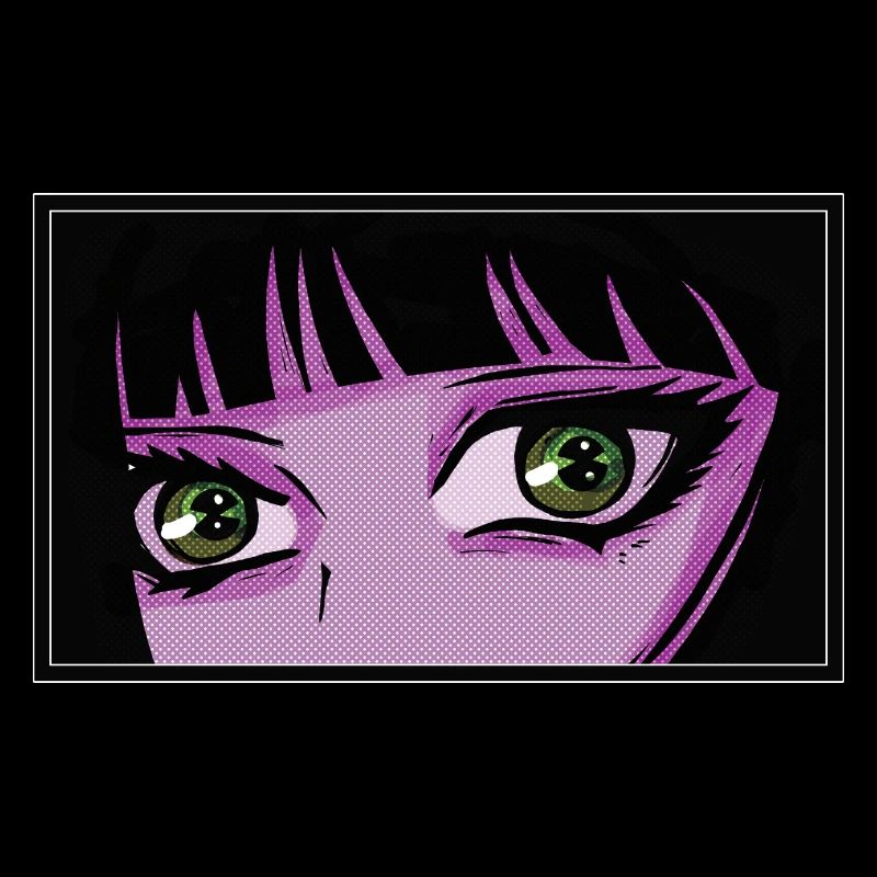 Anime Eyes Vaporwave