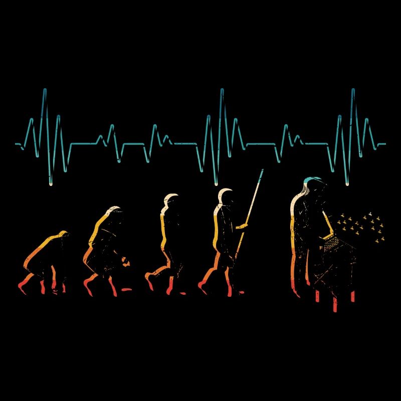 Evolution Imker Shirt - Geschenk Bienenzüchter Imk