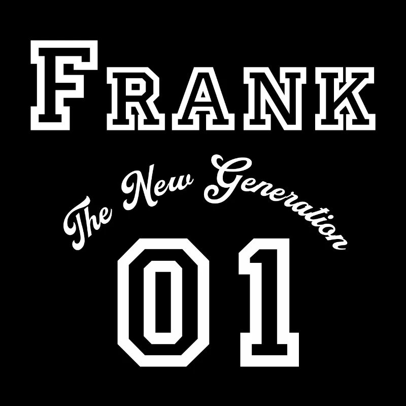 First name Frank - white