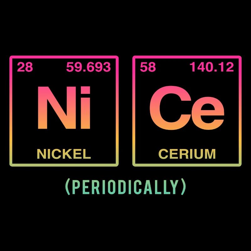 NICE with elements of the periodic table