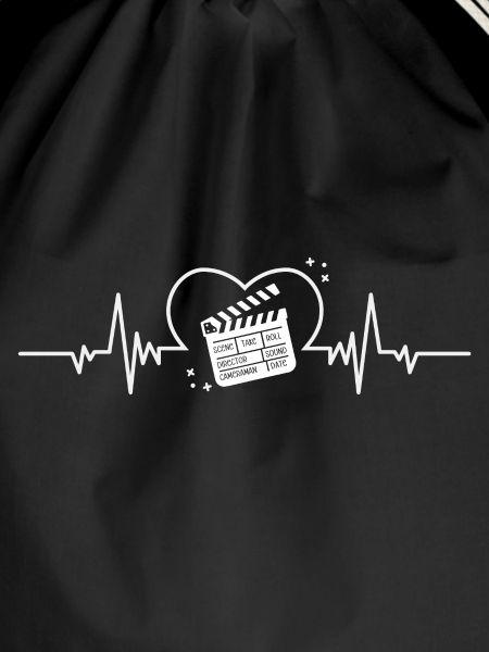 Clapperboard Heartbeat Film Lover