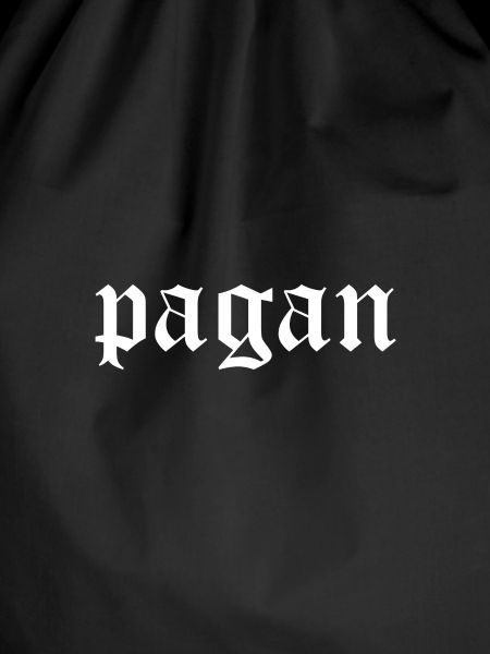 Pagan, Paganism text logo