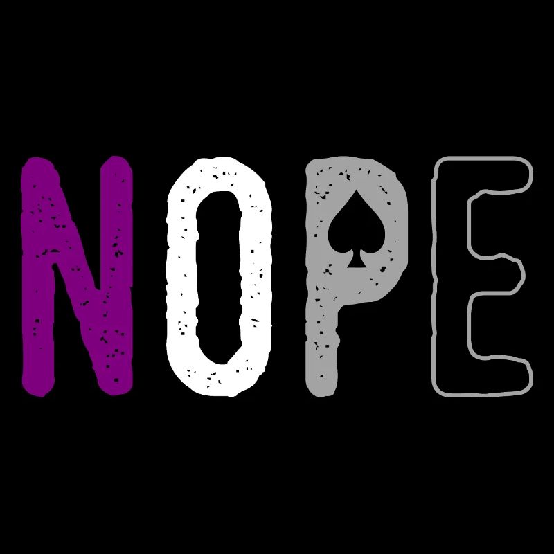 Nope Asexual Pride Asexuality Ally