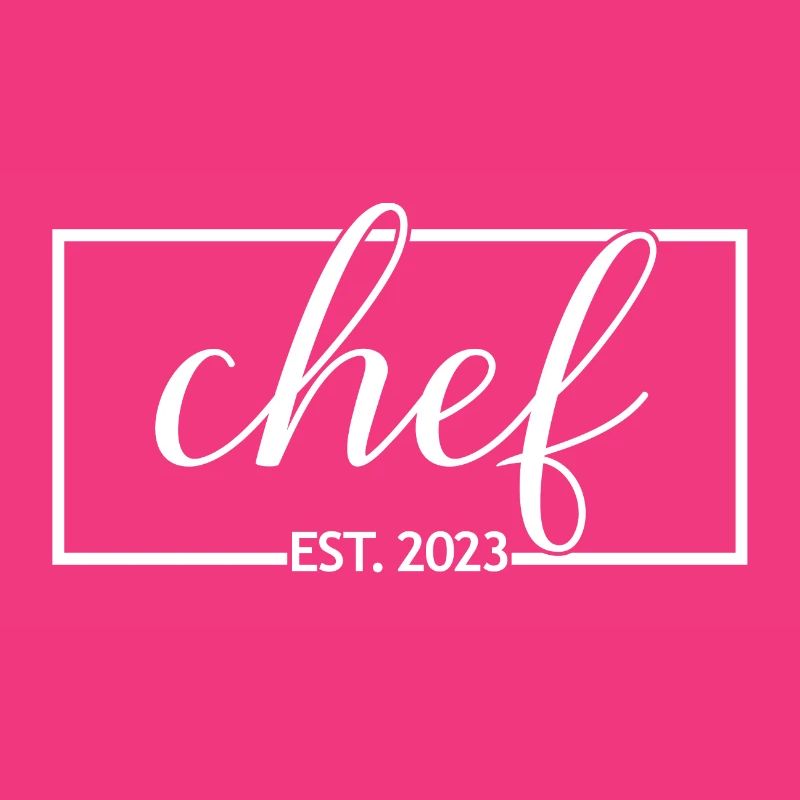 Chef Est. 2023 Absolvent Koch Culinary Art Student