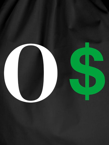 Letter o dollar