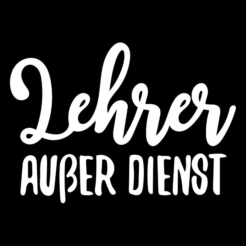 Lehrer Außer Dienst Schule Urlaub Ferien