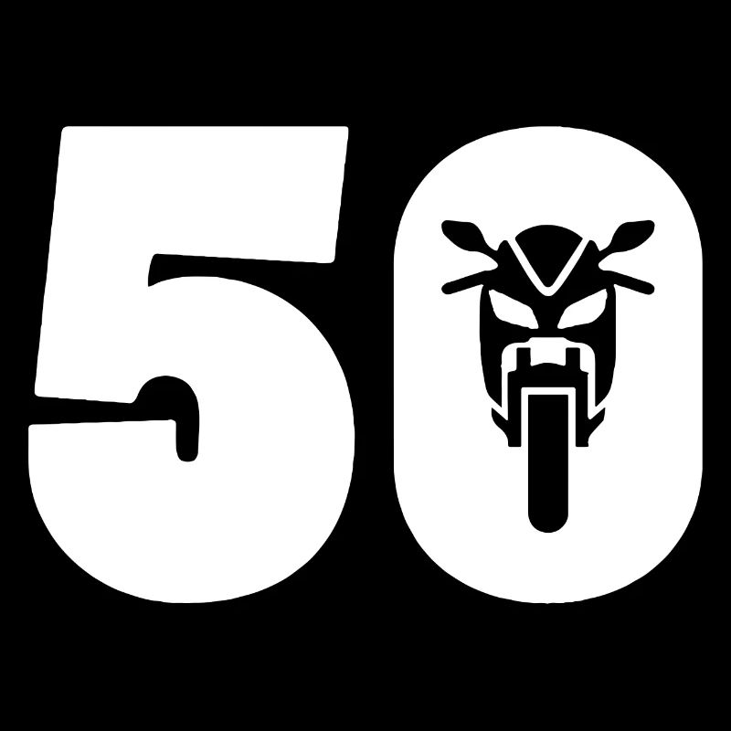 Motorcycle car number 50