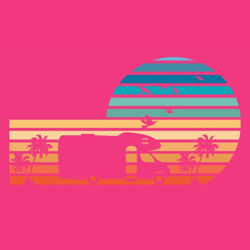 Tee shirts camping car,cadeau de camping car