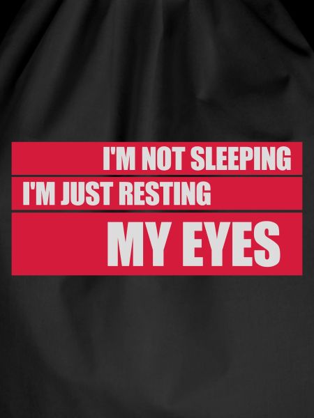 im not sleeping Quote