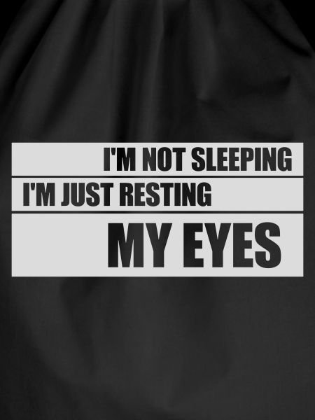 im not sleeping Quote