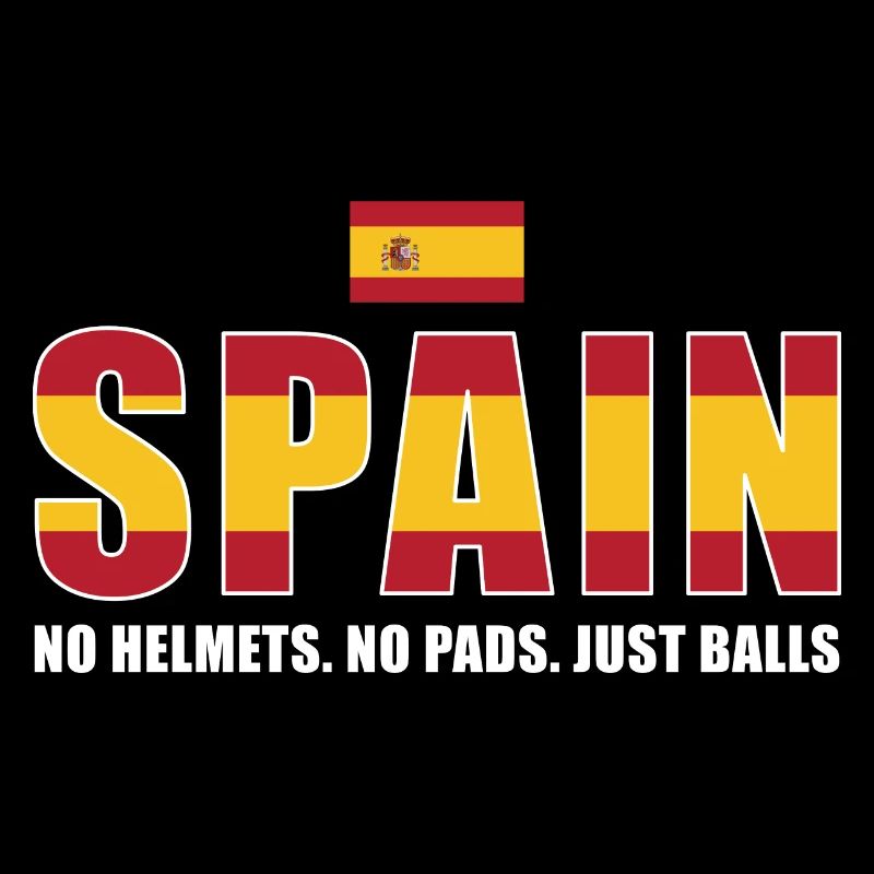 Espagne Pas de casques Pas de coussinets juste des ballons Espagne Rugby