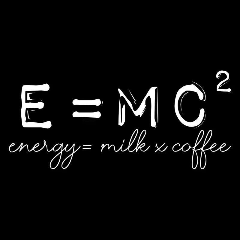 E MC2 Energy Physics Science Saying Font